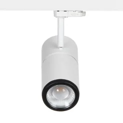 FARETTO TRACK LED COB 34 W BINARIO TRIFASE VETRINE NEGOZIO 230V LUCE 3000K 4000K