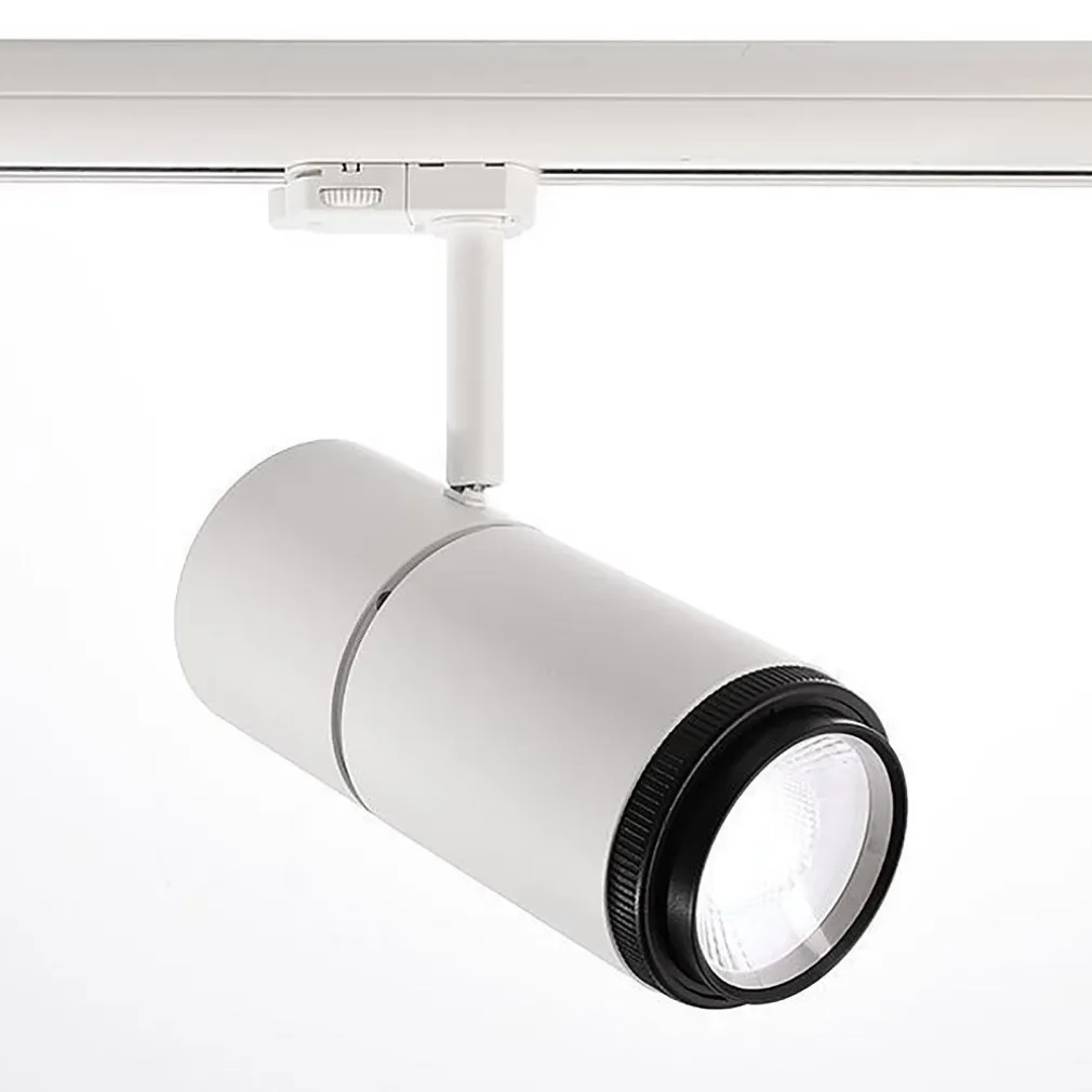 FARETTO TRACK LED COB 34 W BINARIO TRIFASE VETRINE NEGOZIO 230V LUCE 3000K 4000K