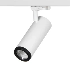 FARETTO TRACK LED COB 14 WATT BINARIO TRIFASE LUCE 3000K 4000K ORIENTABILE 230V