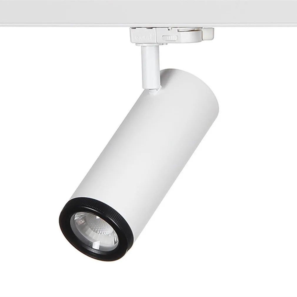 FARETTO TRACK LED COB 14 WATT BINARIO TRIFASE LUCE 3000K 4000K ORIENTABILE 230V