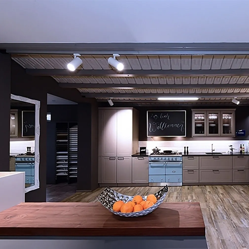 FARETTO TRACK LED COB 14 WATT BINARIO TRIFASE LUCE 3000K 4000K ORIENTABILE 230V