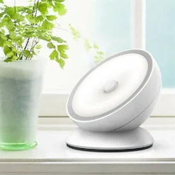 FARO A LED CON SENSORE DI MOVIMENTO SENZA FILI ILLUMINAZIONE 360° A LED