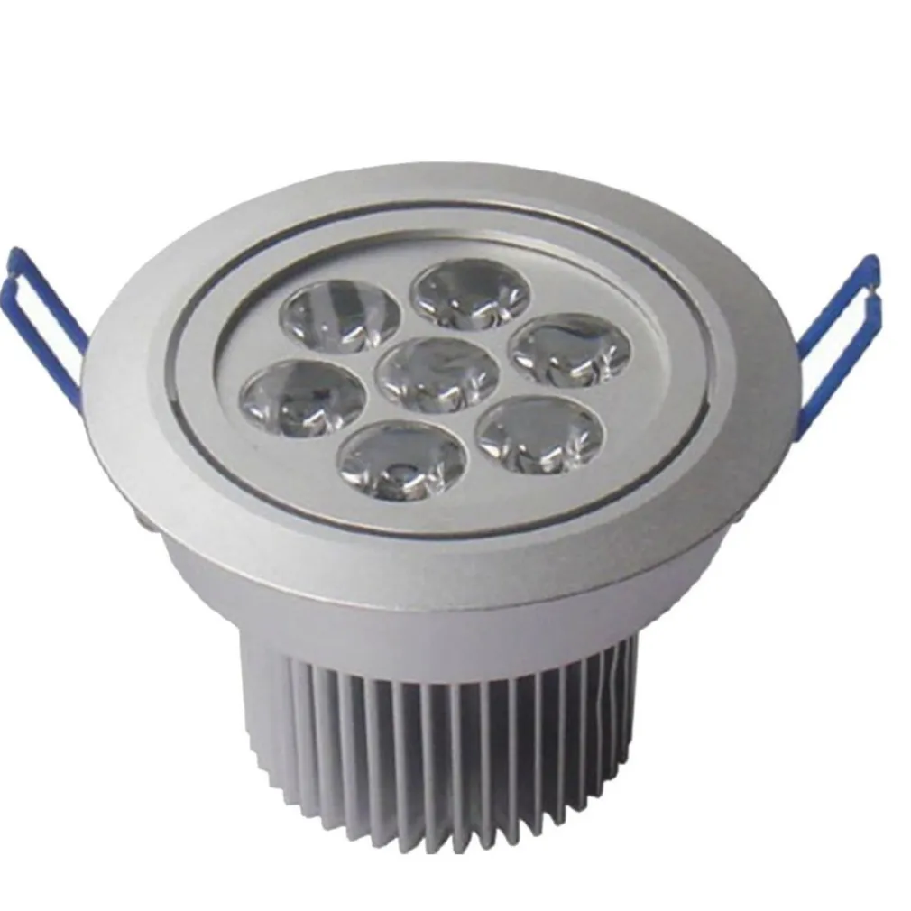 FARO FARETTO A LED 7W DA INCASSO A MOLLA CON ALETTE CALDA FREDDA DRIVER INCLUSO