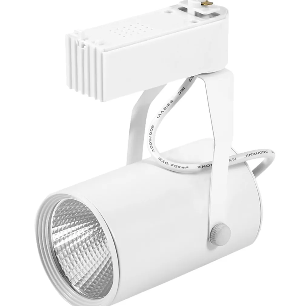 FARO FARETTO COB LED TRACK BINARIO SNODABILE LUCE FREDDA CALDA SOFFITTO 10W 40W