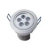 FARO FARETTO LED BASCULANTE DA INCASSO 5W A MOLLA CON ALETTE LUCE FREDDA CALDA