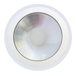 FARO FARETTO PANNELLO AD INCASSO A LED IN VETRO TONDO 10 WATT BIANCO LUCE