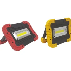 FARO LED LAMPADA LAVORO COB PORTATILE ANTIURTO PROFESSIONALE 450 LUMENS A PILE