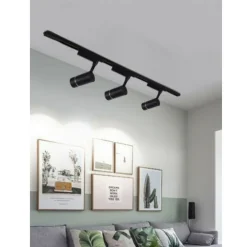 FARO PROIETTORE BINARIO 30W LED COB LUCE 6500K 3000K 4000K FARETTO NERO F30W-07H