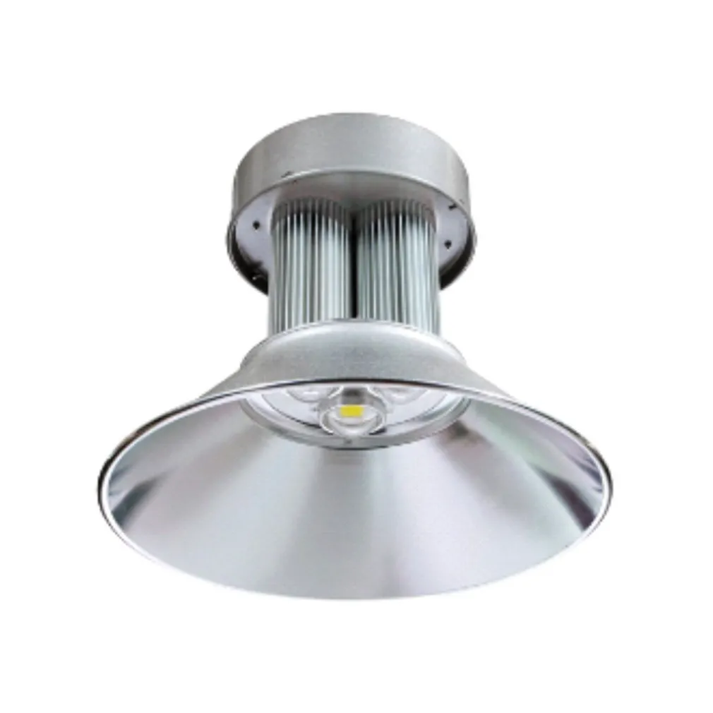 FARO PROIETTORE FARETTO CON CAMPANA INDUSTRIALE A LED 150WATT LUCE BIANCO FREDDO