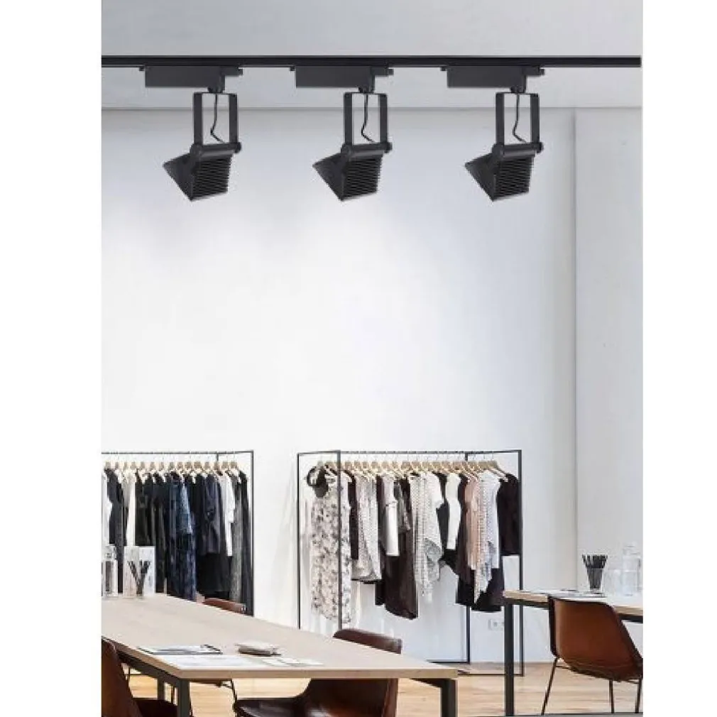 FARO PROIETTORE ORIENTABILE 30W LUCE 6500K 4000K FARETTO LED COB BINARIO F30W-6H