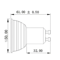 FARO RGB LAMPADA FARETTO GU10 MULTICOLORE 3W LED TELECOMANDO CROMOTERAPIA