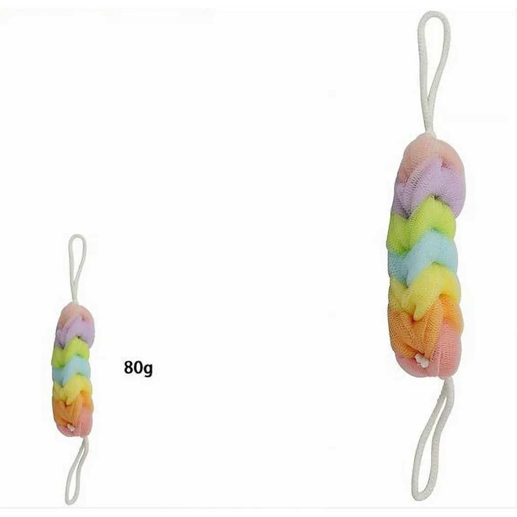 FASCIA LAVASCHIENA SPUGNA RETE ESFOLIANTE BAGNO DOCCIA A TRECCIA SCRUBBER 79307