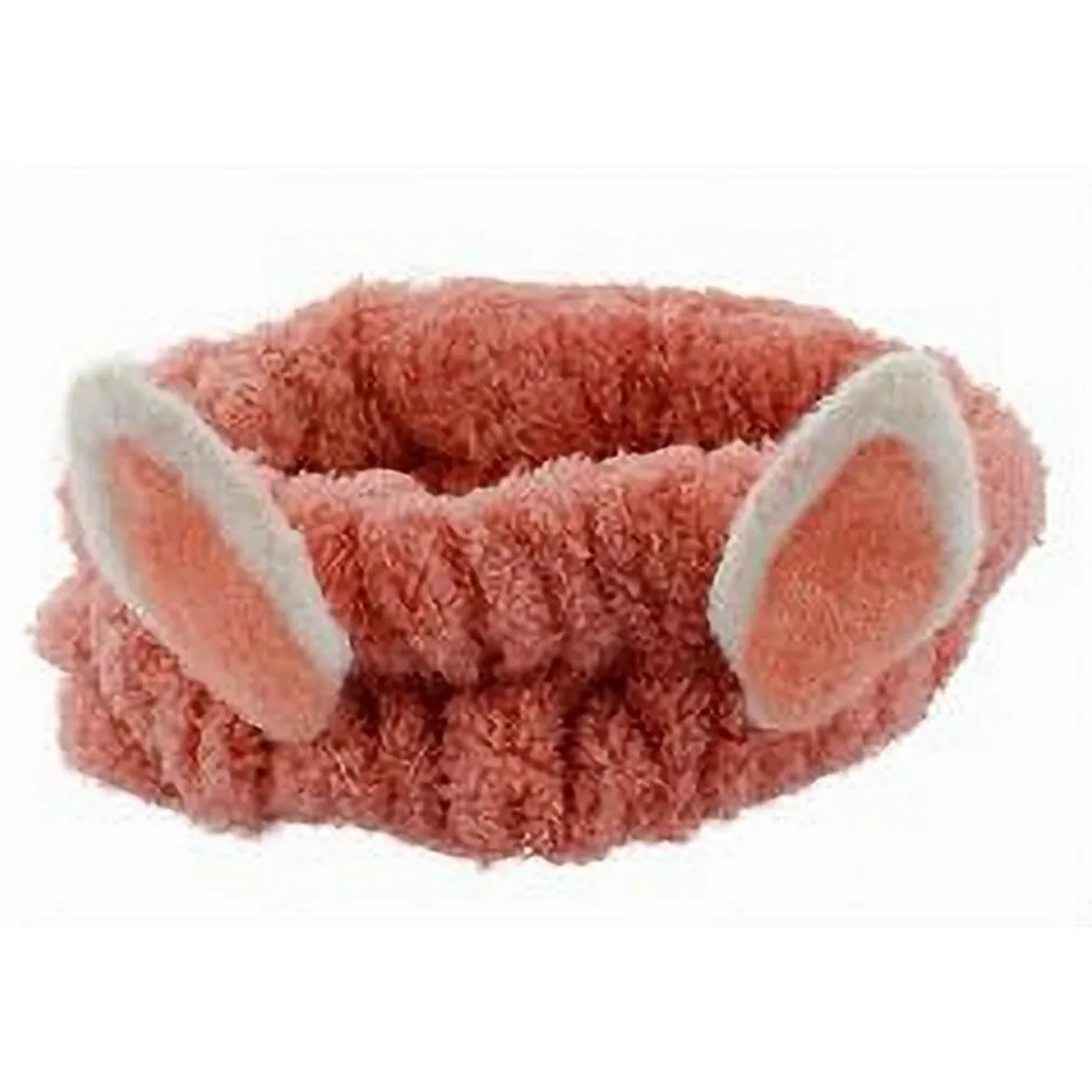 FASCIA PER CAPELLI DOCCIA SHAMPOO TRUCCO IN SPUGNA CON ORECCHIE ANIMALETTO 59688