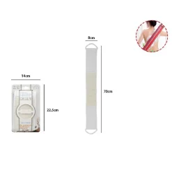 FASCIA SPUGNA LAVASCHIENA ESFOLIANTE BAGNO DOCCIA STRISCIA LAVARE SCHIENA 79666