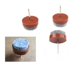 FELTRINI A CHIODO ANTISCIVOLO PER SEDIE MOBILI PROTEZIONE PAVIMENTO ANTIGRAFFIO