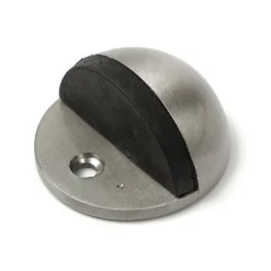 FERMAPORTA FERMA PORTA SEMI CIRCOLARE IN METALLO CON GOMMA ANTIGRAFFIO