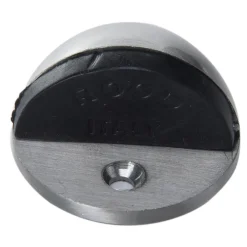 FERMAPORTA FERMA PORTA SEMI CIRCOLARE IN METALLO CON GOMMA ANTIGRAFFIO