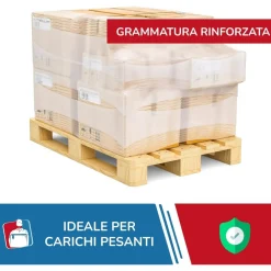 FILM ESTENSIBILE PELLICOLA TRASPARENTE ROTOLO MANUALE PER IMBALLO 160MX23MYX50CM