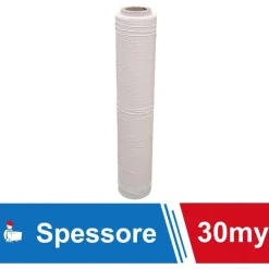 FILM ESTENSIBILE PELLICOLA BIANCA ROTOLO MANUALE PER IMBALLAGGI 160MX23MYX50CM