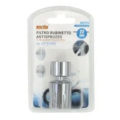FILTRO AERATORE ROMPIGETTO PROLUNGA RUBINETTO ANTISPRUZZO IN OTTONE DA 22 MM 87193