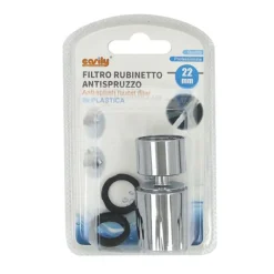 FILTRO AERATORE ROMPIGETTO PROLUNGA RUBINETTO ANTISPRUZZO IN PLASTICA DA 22 MM 87976