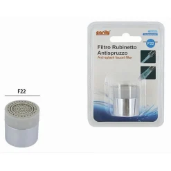 FILTRO RUBINETTO ANTISPRUZZO F22 AERATORE PER LAVABO BAGNO LAVELLI CUCINA 87191