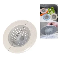 FILTRO SCARICO TAPPO CESTELLO PER BAGNO LAVELLO CUCINA IN SILICONE 11 CM 50805