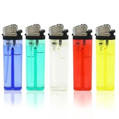 FLAME CLASSIC ACCENDINI TRASPARENTI IN ESPOSITORE DA 50 PEZZI COLORI ASSORTITI