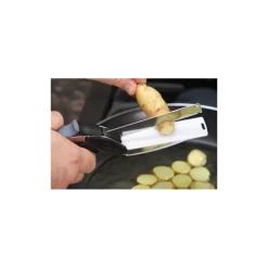 FORBICI COLTELLO E TAGLIERE DA CUCINA CLEVER CUTTER 2 IN 1 AFFETTA VERDURE CARNE