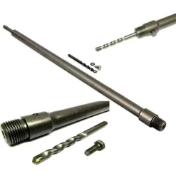 FRESA A TAZZA 110 MM CAROTATRICE CON ASTA SDS PLUS 60 CM CALCESTRUZZO CEMENTO