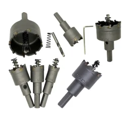 FRESA A TAZZA CON PUNTA PER TRAPANO MURO METALLO LEGNO ACCIAIO DA 20 A 80MM