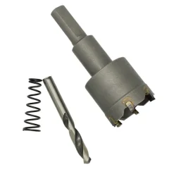 FRESA A TAZZA CON PUNTA PER TRAPANO MURO METALLO LEGNO ACCIAIO DA 20 A 80MM