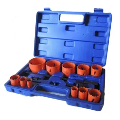 FRESE A TAZZA SEGHE BI METAL FRESA DA TRAPANO PER FERRO LEGNO ALLUMINIO 15PZ