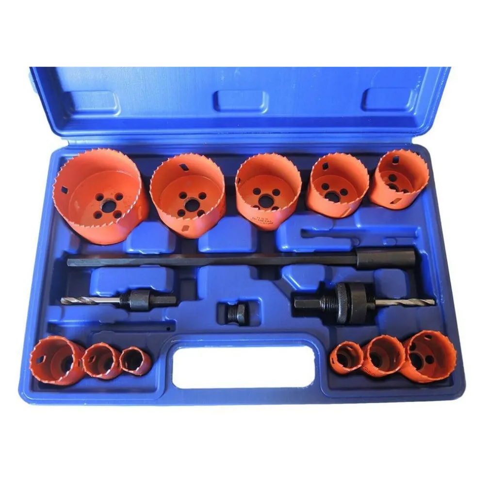 FRESE A TAZZA SEGHE BI METAL FRESA DA TRAPANO PER FERRO LEGNO ALLUMINIO 15PZ