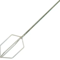 FRUSTA IN ACCIAIO ZINCATO PER MISCELATORE PITTURA COLLA MALTA LUNGHEZZA 55 CM