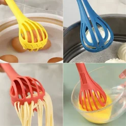 FRUSTA MULTIFUNZIONE MONTA MESCOLA SBATTE UTENSILE PER CUCINA ERGONOMICO CON CLIP