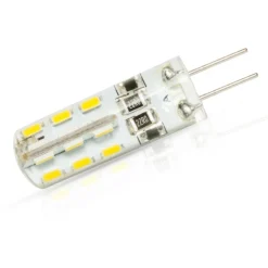 G4 24LED 3014 SMD 1.5W Lampada luce bianco caldo AC/DC 12V Luce FREDDA CALDA