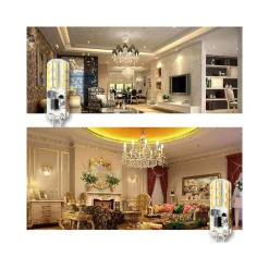 G4 24LED 3014 SMD 1.5W Lampada luce bianco caldo AC/DC 12V Luce FREDDA CALDA