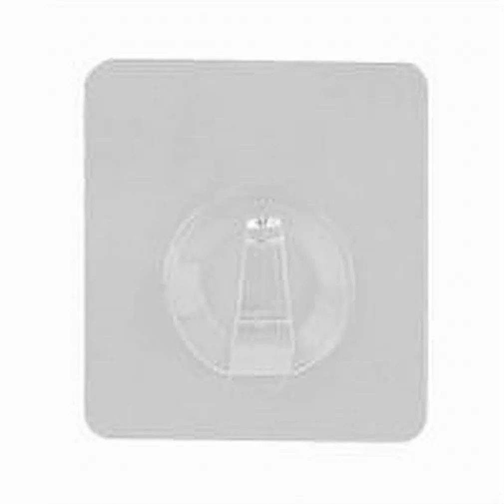 GANCIO ADESIVO TRASPARENTE APPENDINO PER PARETE CUCINA BAGNO ATTACCAPANNI 87754