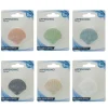 GANCIO APPENDINO ADESIVO APPENDIABITI PARETE CUCINA BAGNO FORMA CONCHIGLIA COLORATA 10808
