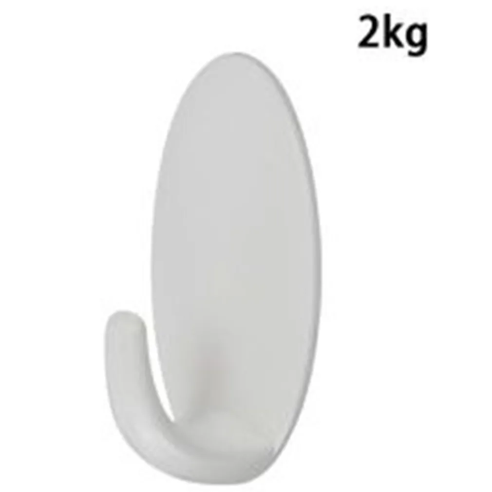 GANCIO APPENDINO ADESIVO DA PARETE CASA CUCINA BAGNO ATTACCAPANNI OVALE 59675