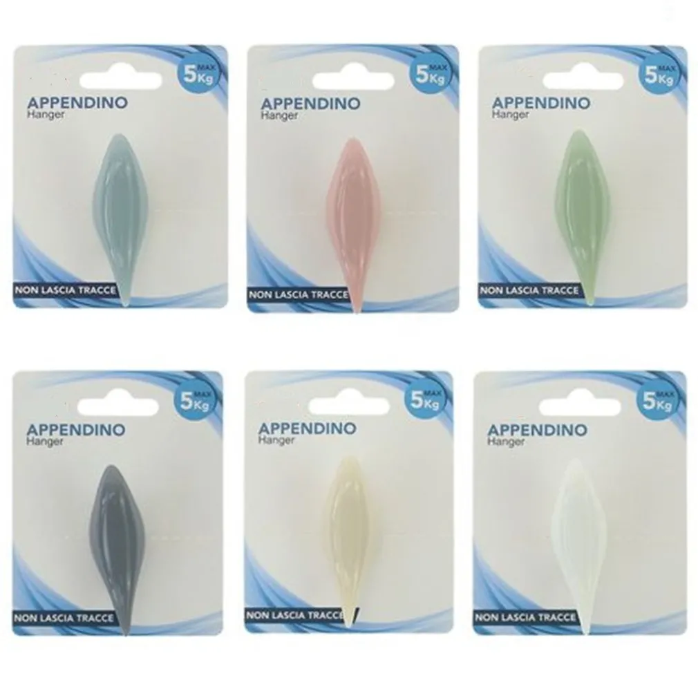 GANCIO APPENDINO ADESIVO APPENDIABITI PARETE CUCINA BAGNO FORMA UCCELLINO COLORATO 10805