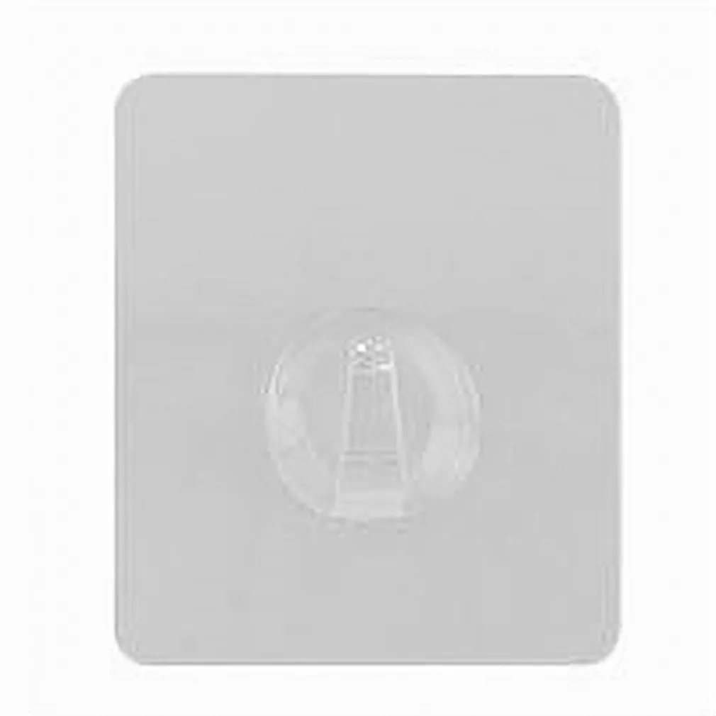 GANCIO AUTOADESIVO APPENDINO A PARETE CUCINA BAGNO ATTACCAPANNI TRASPARENTE 87753