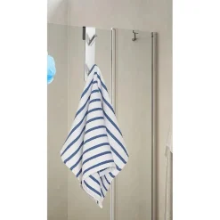 GANCIO DOPPIO PER PORTA BOX DOCCIA PER APPENDERE ASCIUGAMANI BAGNO 4X18 CM 87766