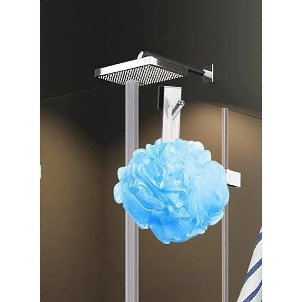 GANCIO DOPPIO PER PORTA BOX DOCCIA PER APPENDERE ASCIUGAMANI BAGNO 4X18 CM 87766