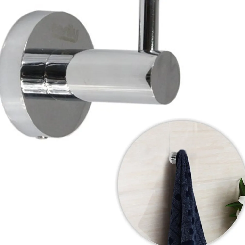 GANCIO PER ACCAPPATOIO E ASCIUGAMANI DA MURO A PARETE IN ACCIAIO FISSAGGIO VITI