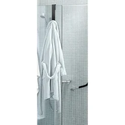 GANCIO PER BOX DOCCIA APPENDI ASCIUGAMANO ACCAPPATOIO BAGNO 4 X 18 CM NERO 87770