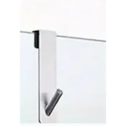 GANCIO PER PORTA BOX DOCCIA APPENDI ASCIUGAMANO ACCAPPATOIO BAGNO 4X13.5CM 87764