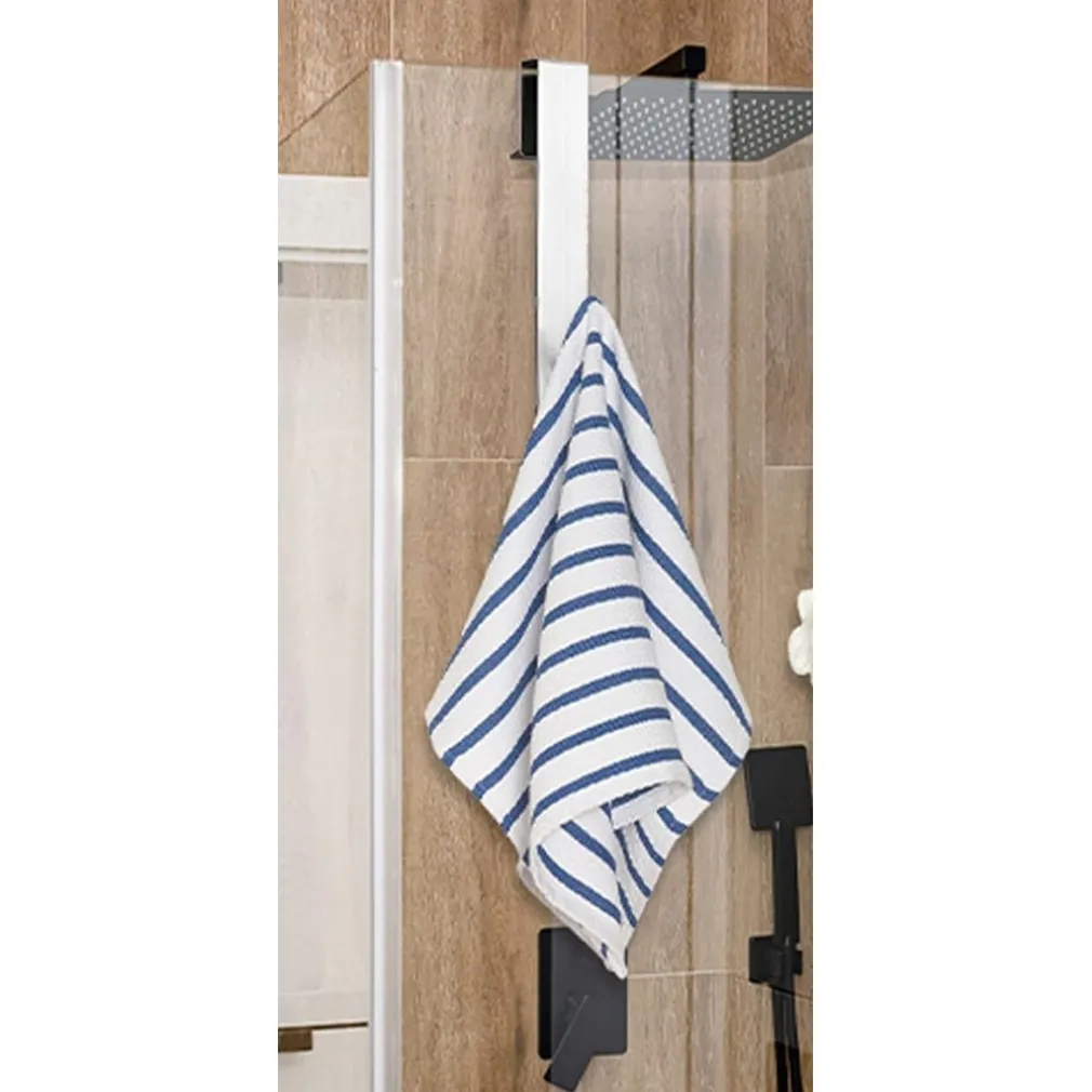GANCIO PER PORTA BOX DOCCIA APPENDI ASCIUGAMANO ACCAPPATOIO BAGNO 4X13.5CM 87764