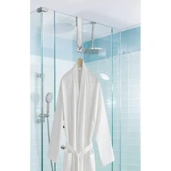 GANCIO PER PORTA BOX DOCCIA APPENDI ASCIUGAMANO ACCAPPATOIO BAGNO 4X13.5CM 87764